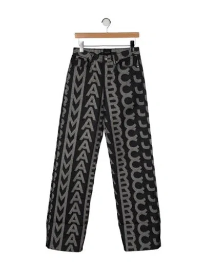 Pre-owned Marc Jacobs Mid-rise Wide Leg Jeans W/ Tags In Black