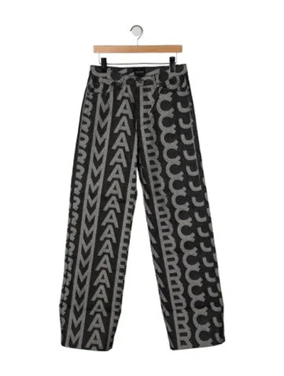 Pre-owned Marc Jacobs Mid-rise Wide Leg Jeans W/ Tags In Black