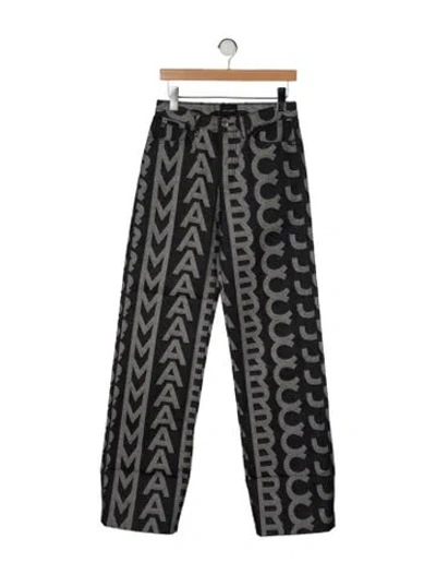 Pre-owned Marc Jacobs Mid-rise Wide Leg Jeans W/ Tags In Black