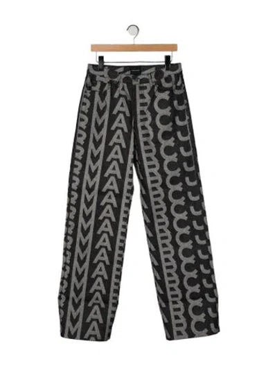 Pre-owned Marc Jacobs Mid-rise Wide Leg Jeans W/ Tags In Black