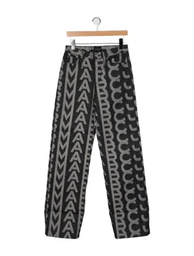 Pre-owned Marc Jacobs Mid-rise Wide Leg Jeans W/ Tags In Black