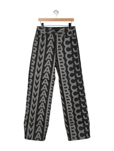 Pre-owned Marc Jacobs Mid-rise Wide Leg Jeans W/ Tags In Black