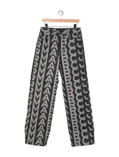Pre-owned Marc Jacobs Mid-rise Wide Leg Jeans W/ Tags In Black