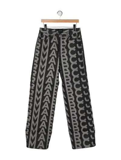 Pre-owned Marc Jacobs Mid-rise Wide Leg Jeans W/ Tags In Black