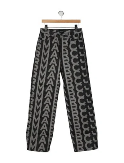 Pre-owned Marc Jacobs Mid-rise Wide Leg Jeans W/ Tags In Black