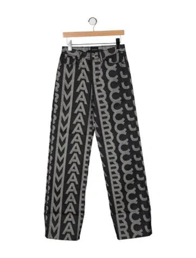 Pre-owned Marc Jacobs Mid-rise Wide Leg Jeans W/ Tags In Black