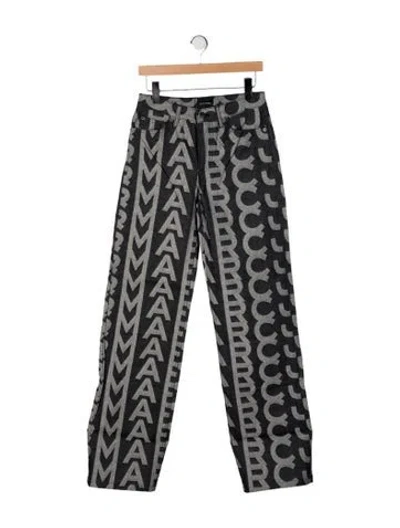 Pre-owned Marc Jacobs Mid-rise Wide Leg Jeans W/ Tags In Black