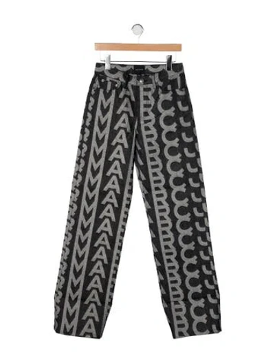Pre-owned Marc Jacobs Mid-rise Wide Leg Jeans W/ Tags In Black