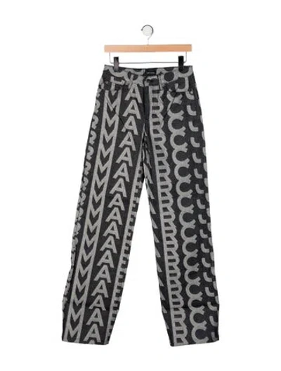 Pre-owned Marc Jacobs Mid-rise Wide Leg Jeans W/ Tags In Black