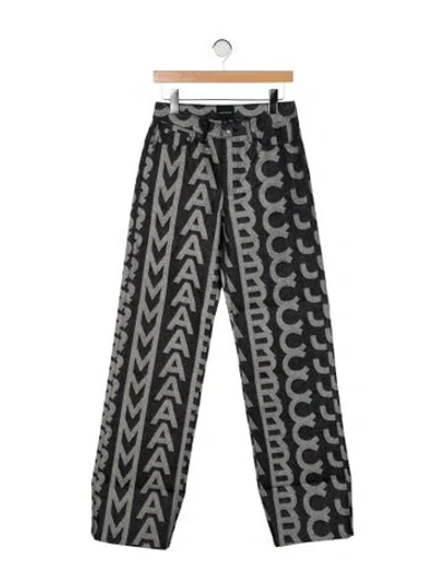 Pre-owned Marc Jacobs Mid-rise Wide Leg Jeans W/ Tags In Black