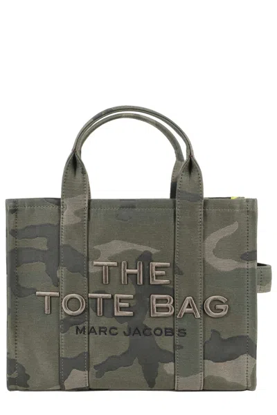 Marc Jacobs Military Camouflage Medium Tote Bag In Green