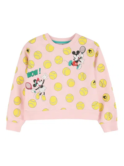 Marc Jacobs Mini All-over Tennis Print Sweatshirt In Pink