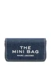 Marc Jacobs The Denim Chain Dark Wash Mini Cross-body Bag In Blue