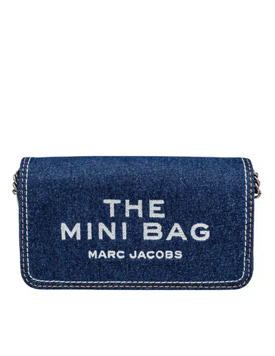 Marc Jacobs Mini Bag In Denim In Dark Wash