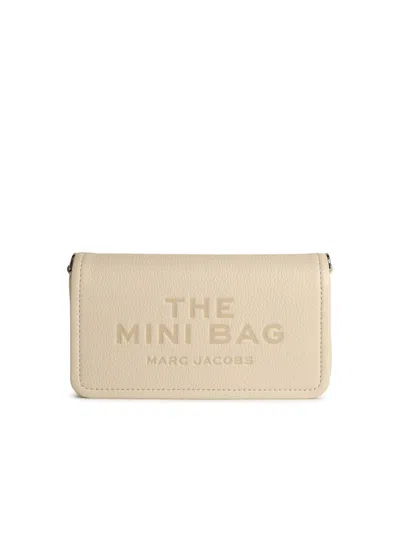 Marc Jacobs Mini Bag In White Leather In Neutral