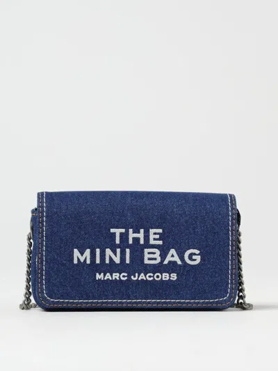 MARC JACOBS MINI BAG MARC JACOBS WOMAN COLOR DENIM,G41299028
