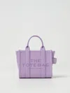 Marc Jacobs The Leather Mini Tote Bag In Purple