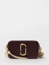 Marc Jacobs Leather Color Block Shoulder Bag In Purple