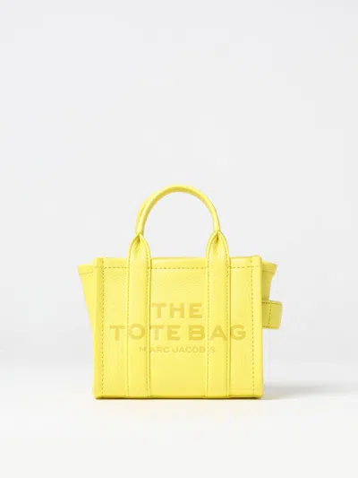 Marc Jacobs The Leather Tote Bag In Yellow