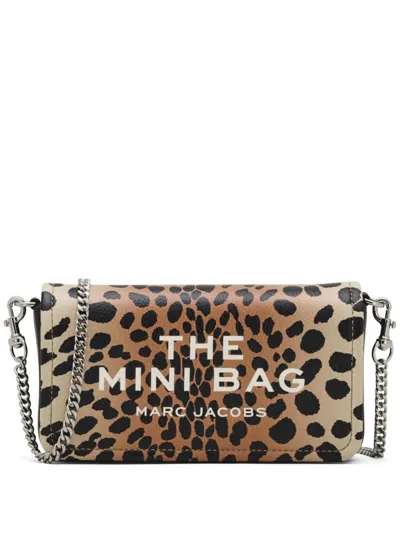 Marc Jacobs The Cheetah Chain Leopard Printed Mini Shoulder Bag In Multicolour