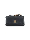 Marc Jacobs Black Foiled-branding Small Leather Top-handle Bag