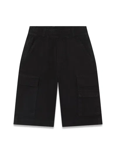 Marc Jacobs Mini Bermuda Shorts For Kids In Black