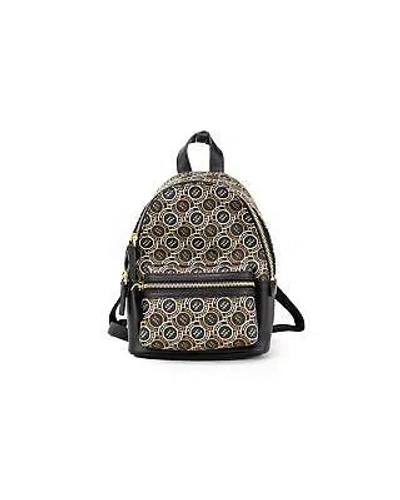 Pre-owned Marc Jacobs Mini Black Logo Printed Leather Shoulder Backpack - Backpacks - In The Colour Of The  Signet Mini Backpack Bag Is "black M