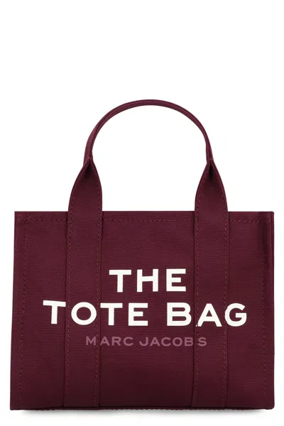 Marc Jacobs Mini Canvas Tote Bag In Burgundy