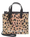 Marc Jacobs Mini Cheetah Bold Grind Leather Tote In Black