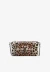 Marc Jacobs The Cheetah Chain Leopard Printed Mini Shoulder Bag In Beige
