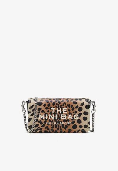 Marc Jacobs Mini Cheetah Leather Crossbody Bag In Pattern