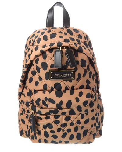 Marc Jacobs Mini Cheetah Quilted Backpack In Black