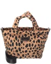 Marc Jacobs Mini Cheetah Quilted Tote In Black