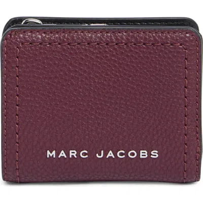 Marc Jacobs Mini Compact Wallet In Dark Plum