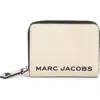 Marc Jacobs Mini Compact Zip Wallet In White