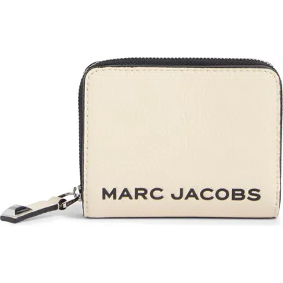 Marc Jacobs Mini Compact Zip Wallet In White