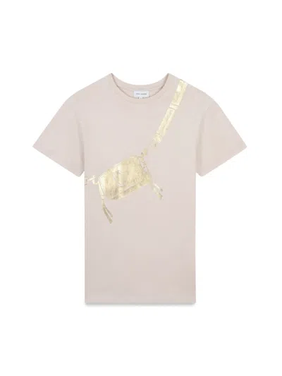 Marc Jacobs Mini Cotton Dress For Girls In Yellow