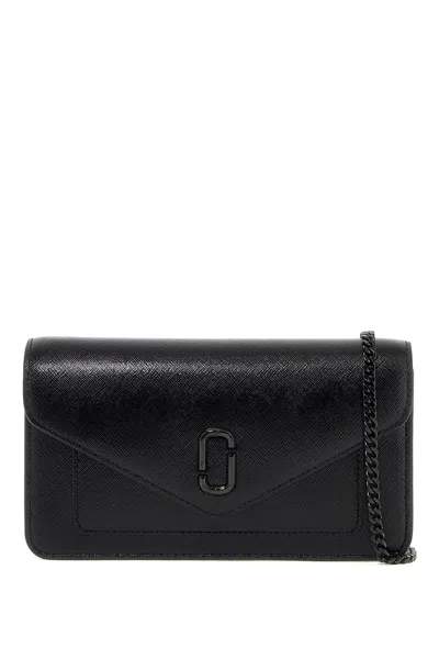 Marc Jacobs Mini Crossbody Chain Wallet Bag In Black (black)