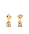 Marc Jacobs Mini Daisy Earrings In Gold