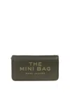 Marc Jacobs Mini Debossed-logo Clutch Bag In Green