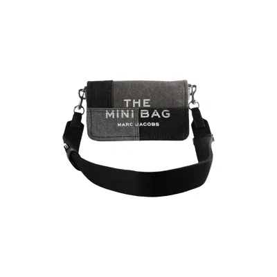 Pre-owned Marc Jacobs Mini Denim The Items Bag 'black Denin' | Women's Size Onesize
