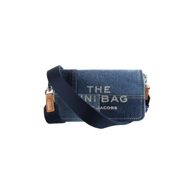 Pre-owned Marc Jacobs Mini Denim The Items Bag 'blue Denim' | Women's Size Onesize