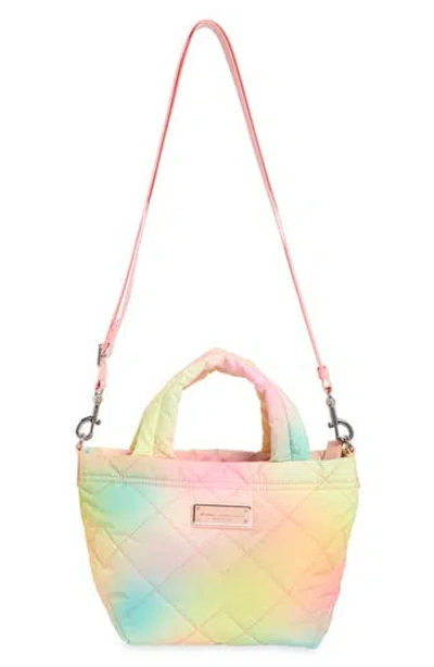 Marc Jacobs Mini Diamond Quilt Triangle Tote Bag In Multi