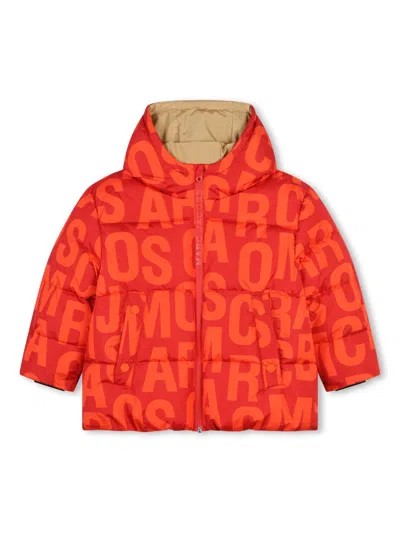 Marc Jacobs Mini Down Floor Puff Jacket For Kids In Red