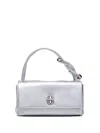 Marc Jacobs The Metallic Dual Chain Wallet In Silver