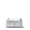 Marc Jacobs Mini Dual Chain Wallet In Silver