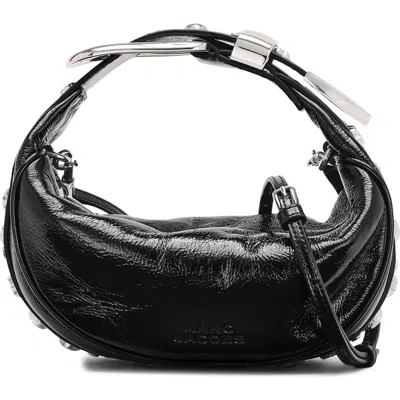 Marc Jacobs Mini Embellished Party Bag In Black