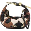 Marc Jacobs Mini Embellished Party Bag In Animal Print