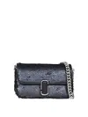 Marc Jacobs Mini Fabric Bag With Sequins And Logo In Black