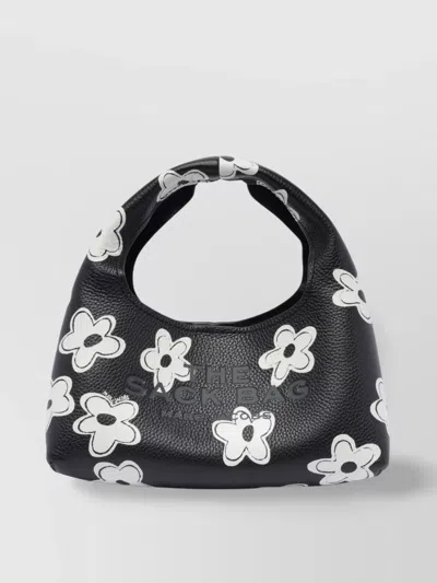 Marc Jacobs Mini Flower Print Sack With Textured Finish